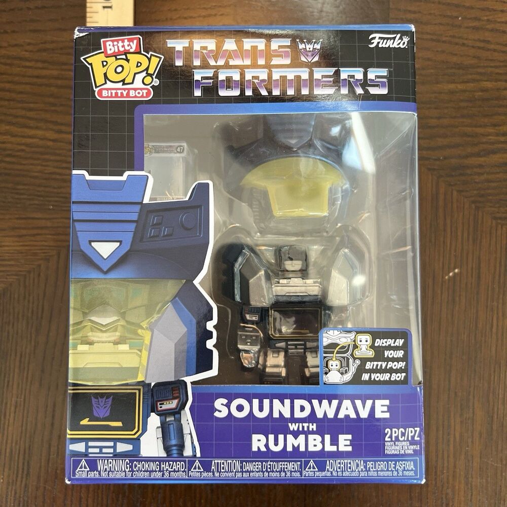 Funko Transformers Bitty Pop! Bitty Bot Soundwave & Rumble 2-Pack Exclusive